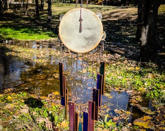 Tambourine Stained Glass Chimes * Wind Chimes * Beaded Glass Chimes * Beaded Chimes * Stained Glass * Tambourine *