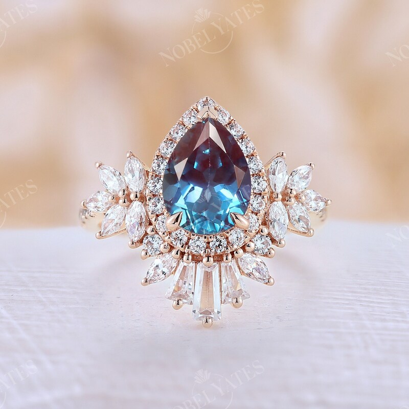 Cubic Zirconia Engagement Ring - Etsy