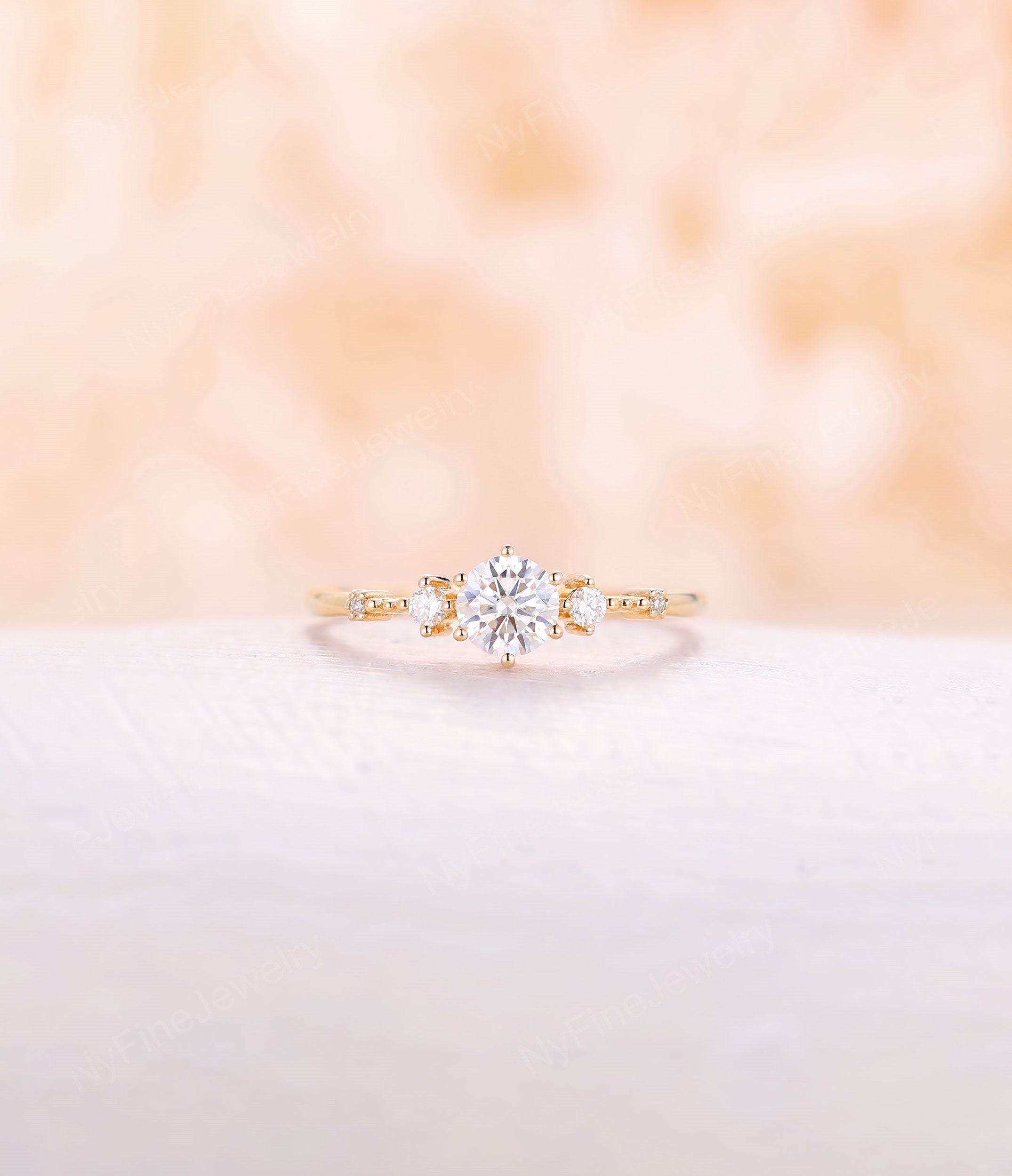 Delicate vintage engagement rings deals