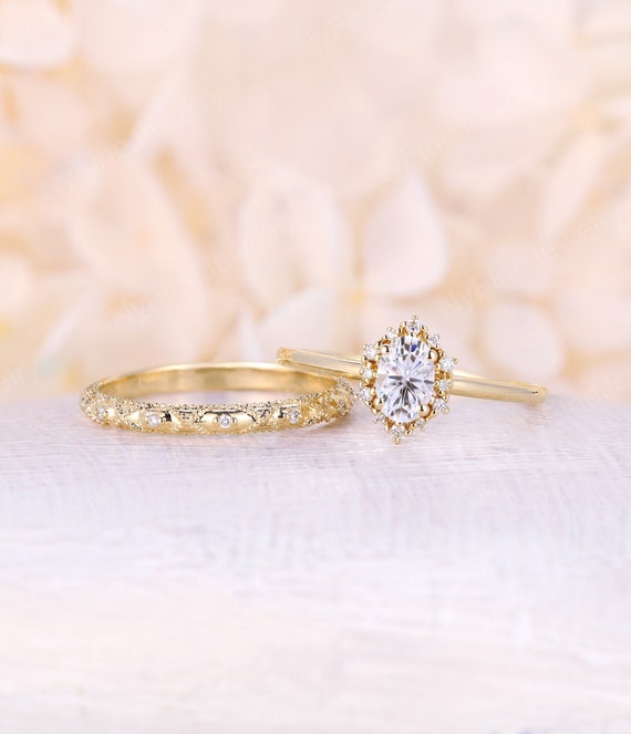 Bague Alliance Or 18 Carats Avec Diamants (1 Carat Total) - Taille 51 - Poids 5,94 G - Occasion Magnifique