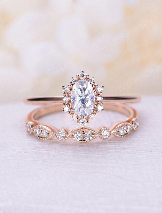 Moissanite Engagement Ring Art Deco Vintage Engagement Ring Etsy Moissanite Engagement Ring Art Deco Vintage Engagement Ring Etsy