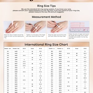 the ring size guide for the ring size guide