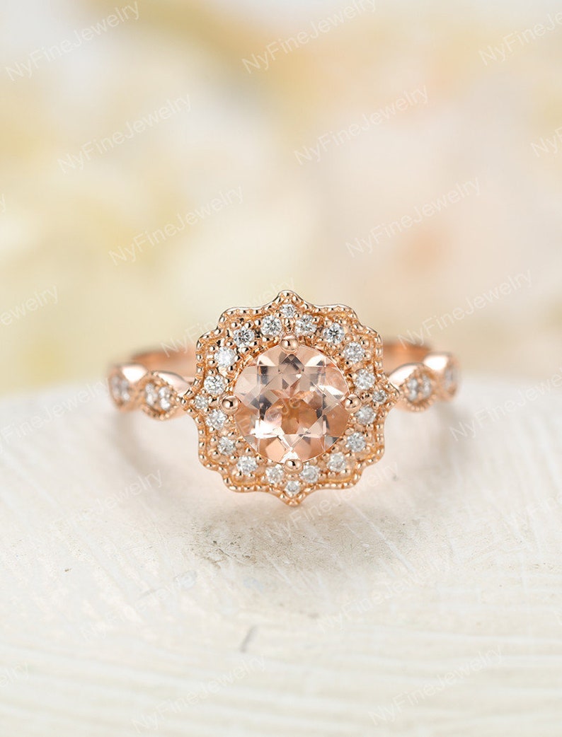 vintage rose gold engagement rings vintage rose gold engagement rings