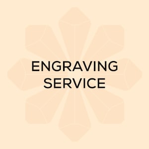 Engraving, Arial Font, Less than 12 characters