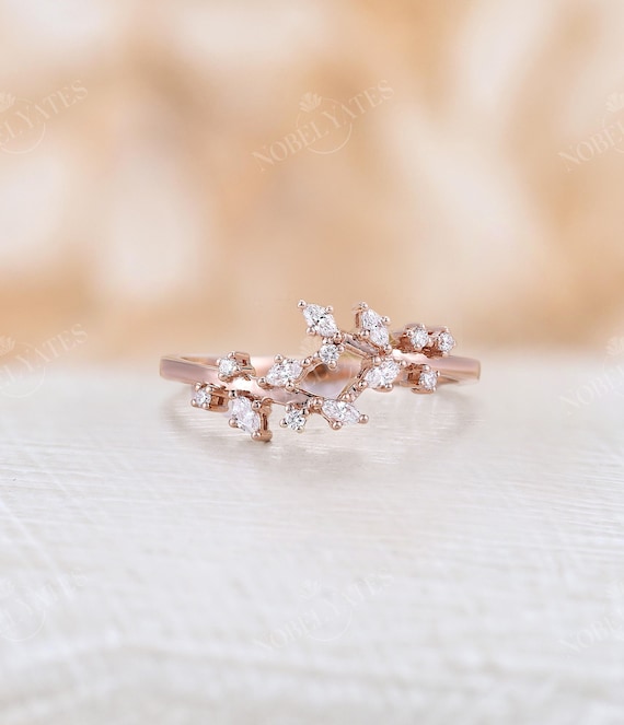 Cluster engagement rings vintage deals