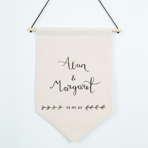 Wedding Banner Flags Etsy