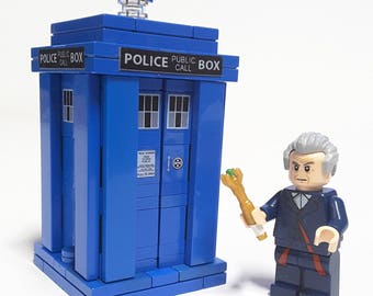 Custom Clear Vinyl Stickers for Lego TARDIS