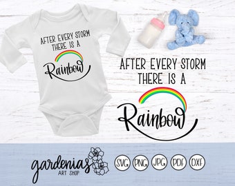 Download Rainbow baby svg | Etsy