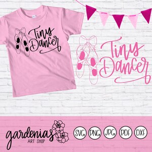 Tiny Dancer svg, Dancer svg, Ballet svg, Ballerina svg, Ballet Shoes svg, Ballet Slippers svg, Dance Competition svg, Ballet Shoes Bow svg
