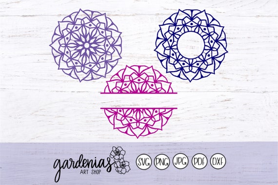 Download Mandala Monogram Svg Mandala Svg Monogram Svg Monogram Etsy