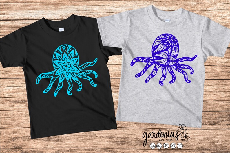Download Octopus Mandala SVG Octopus Mandalas Animal Cut File | Etsy