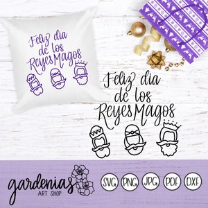 Reyes Magos svg, Reyes Magos cut file, Espagnol Noël svg, Navidad svg, Cricut svg file, Spanish Silhouette file, Reyes Magos Vector, dxf