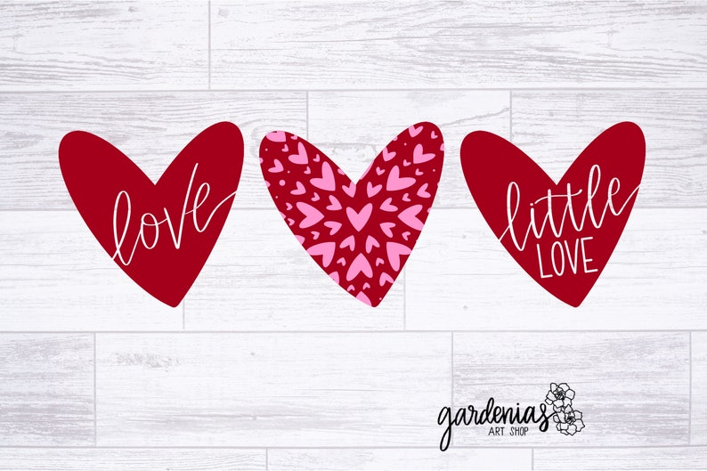 Download Heart Mandala SVG Love Heart Little Love Hearts Cut File | Etsy
