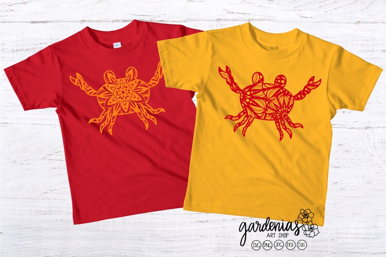 Download Crab Mandalas SVG Crab SVG Beach SVG Beach Cut File Sea | Etsy