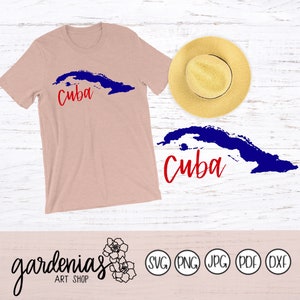 Cuba Map SVG, Hand Lettered Cuba, Cuba Map Outline, Cuba Map Silhouette, Cuba files for Cricut, Cuba files for Silhouette, Caribe svg