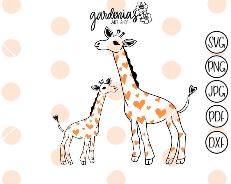 Download Giraffe Love svg Giraffe Baby Shirt Giraffes svg Animal svg Cute Giraffe svg Giraffes Heart svg ...