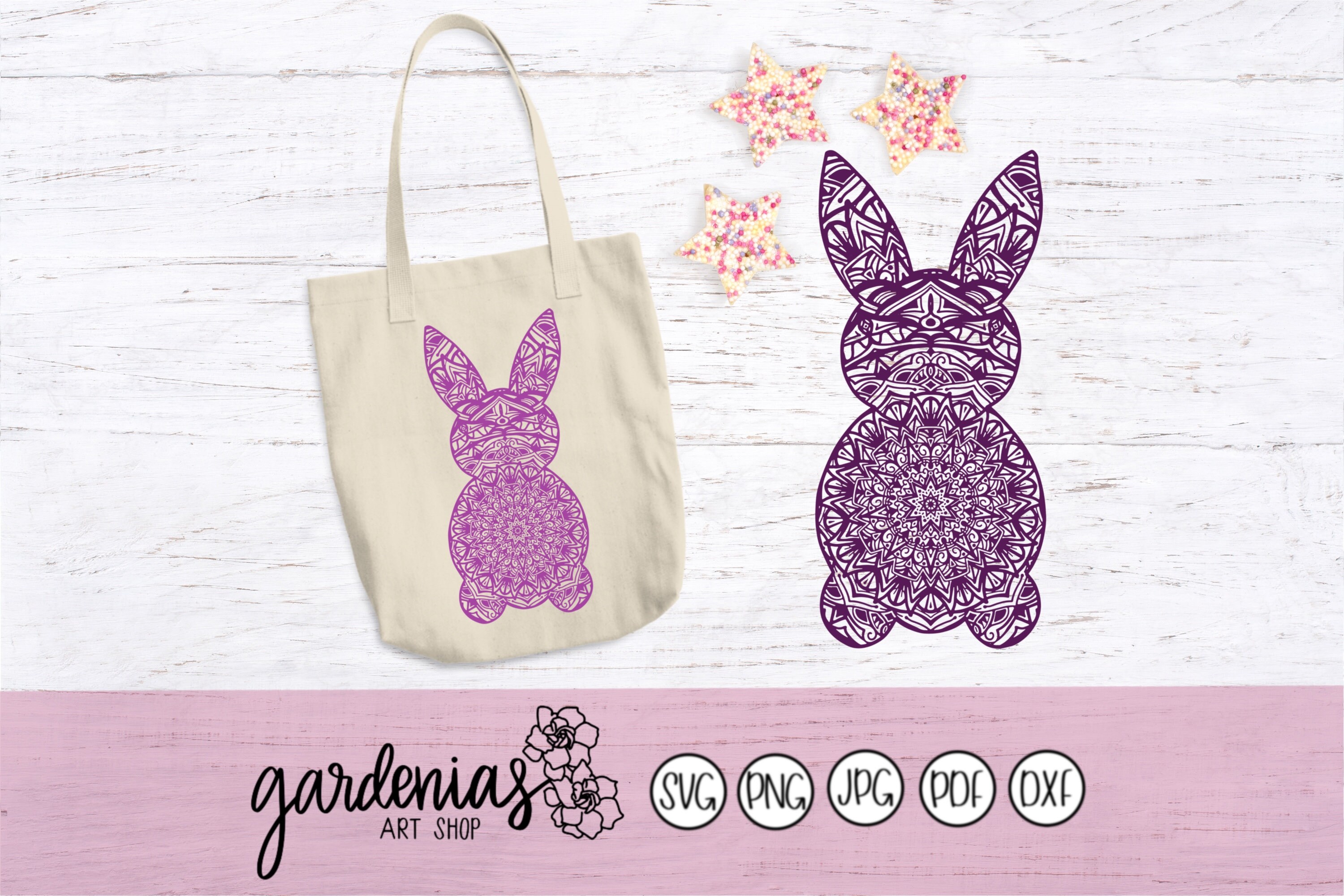 Download Bunny Mandala svg cut file Easter Bunny svg Easter Bunny ...