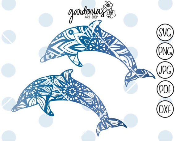 Download Dolphin Mandala Svg Dolphin Svg Beach Svg Mandala Svg Etsy