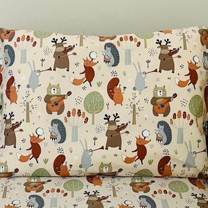 Forest musicians animals   cotton pillowcases