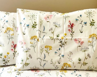 Federa Per Cuscino Batmerry 55x55 Cm Con Rametto Di Fiori Di Ciliegio, Stampa Digitale Fronte/retro, Cerniera Invisibile, Tessuto Misto