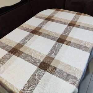 Wasserdichte Tischdecke, Jacquard wasserdichte Tischdecke, Teflon Tischdecke, schmutzabweisende Tischdecke, quadratische Tischdecke, runde Tischdecke