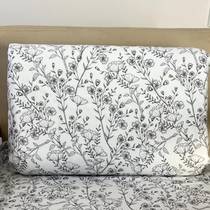 Floral Flannel Bedding Set, Turkish Cotton, Twin Full Queen King