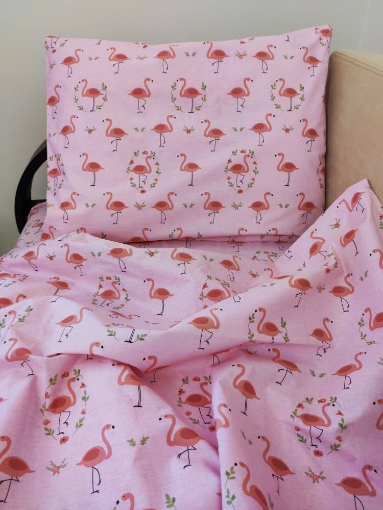 flamingo cot sheets