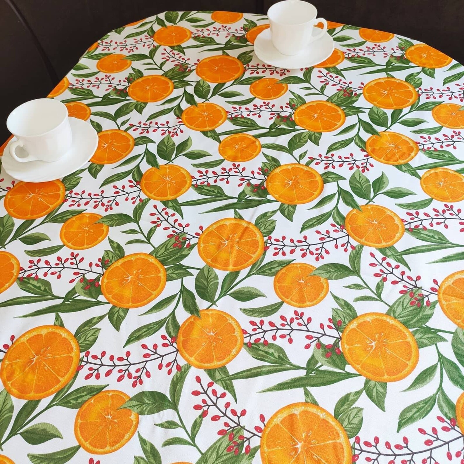 Orange Waterproof Tablecloth Orange Tablecloth Teflon Etsy Hong Kong