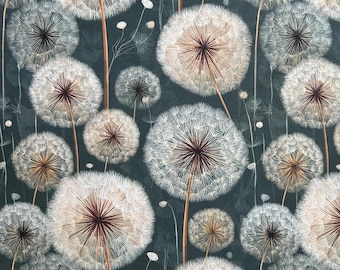 Fundas de almohada, sábanas y fundas nórdicas con estampado de diente de león.