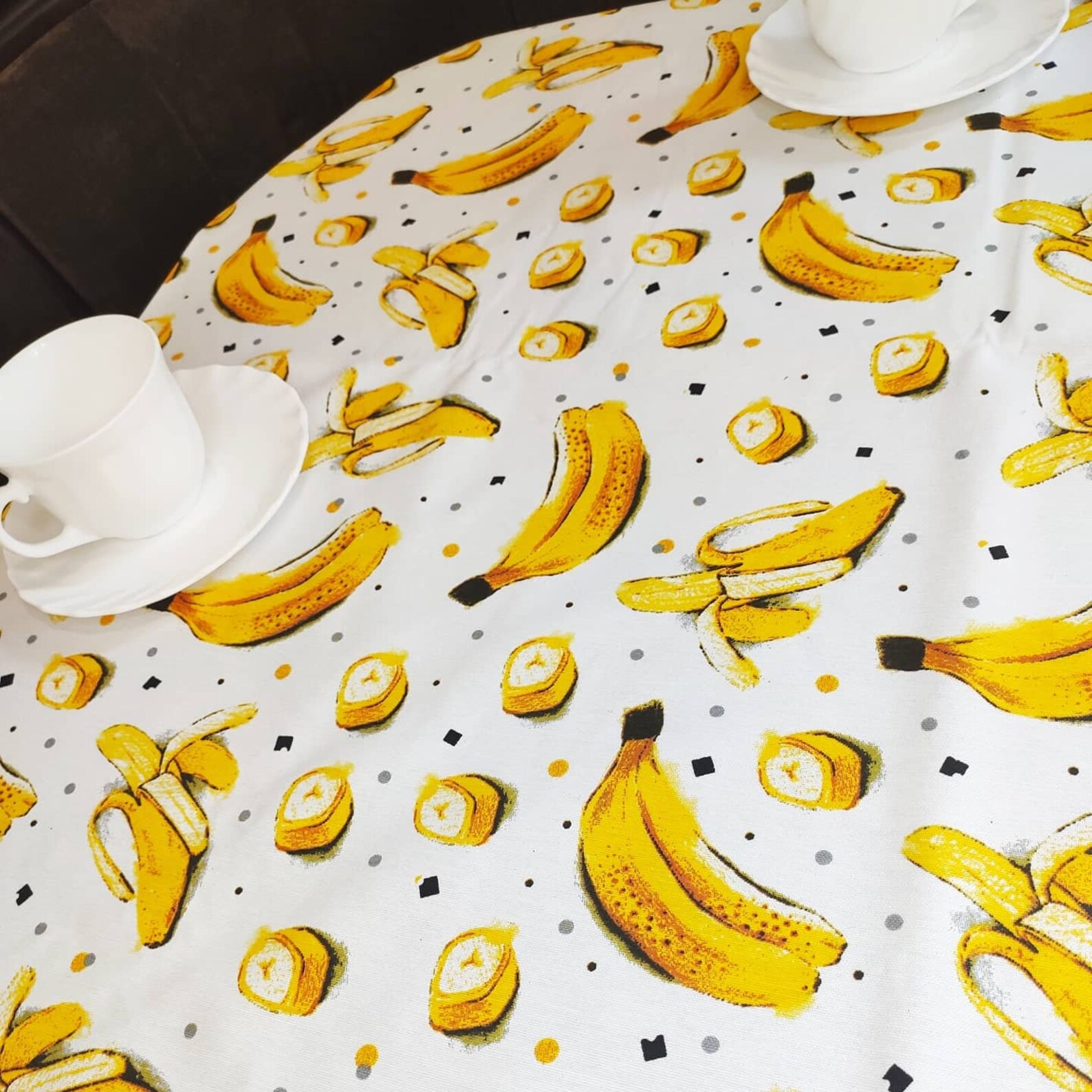 Bananas Waterproof Tablecloth Banana Teflon Tablecloth Etsy