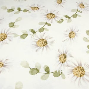 Olive Blätter Kamille Blume Tischdecke, gänseblümchen Tischdecke, grüne Blätter Tischdecke, wasserdichte Blumen Tischdecke Servietten Läufer
