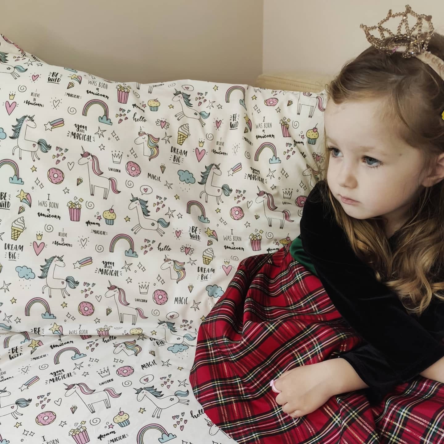 Magical Unicorns Crib Bedding Unicorns Cot Bed Unicorn Etsy