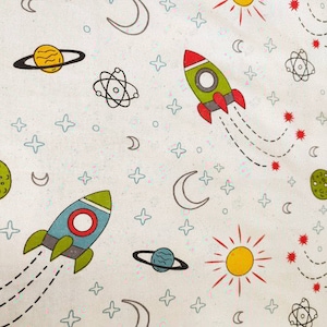 Green rocket toddler set, green rocket cot bed, space rocket kid&#39;s bed, space cotton sheet set, fitted sheets space print, crib bedding star