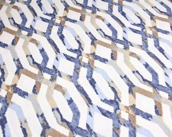 Blue ornaments waterproof tablecloth, blue milk geometric print tablecloth, beige print table cover, gold print table decor napkins runner