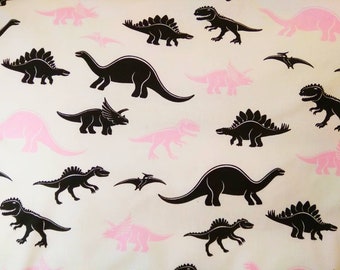 Dinosaur fabric by the yard, dinosaur cotton by the yard, dinosaur cotton by the yard
