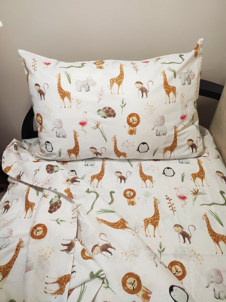 African Animals Bedding Set African Animals Cot Bed Africa Etsy