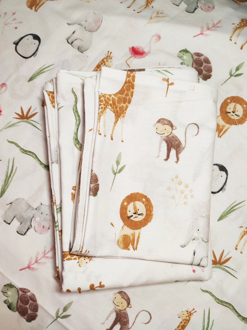 African Animals Bedding Set African Animals Cot Bed Africa Etsy