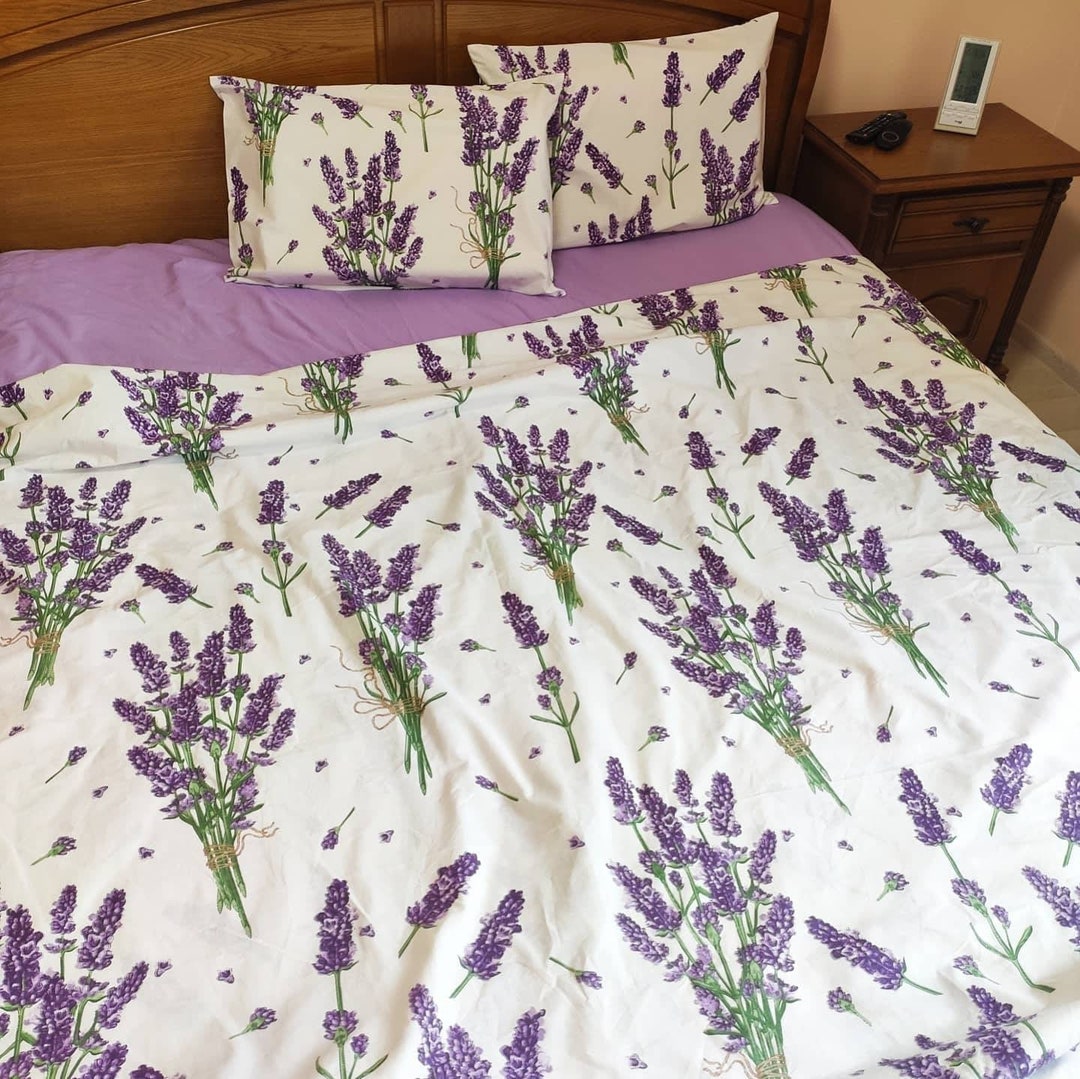 Lavender Bedding Set Lavender Full Set Lavender Twin Size Etsy