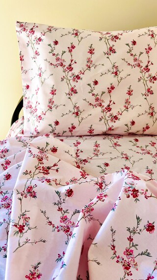 2 Federe Per Cuscino In Cotone 40x40 Cm – Motivo Floreale Rosso, Per Divano E Camera Da Letto, Morbida Ciniglia, Senza Imbottitura