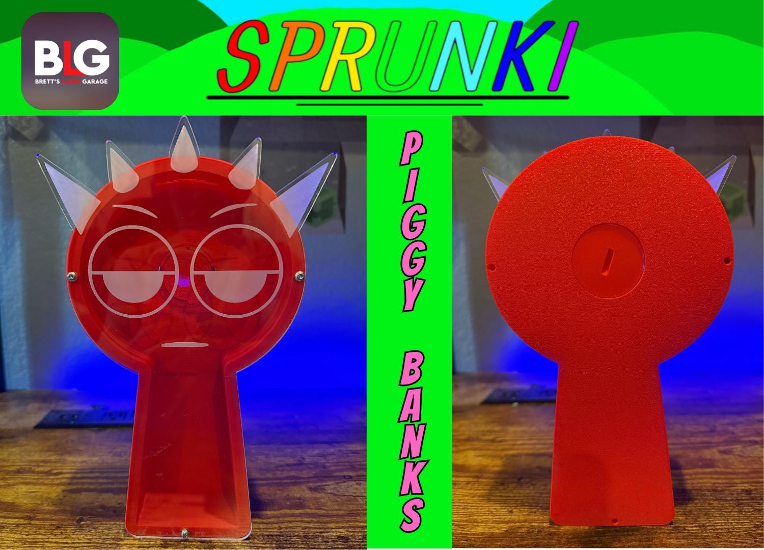 Coin Sprunki Sprunki Kids Piggy Bank: Custom 3D Printed Coin Bank - Etsy