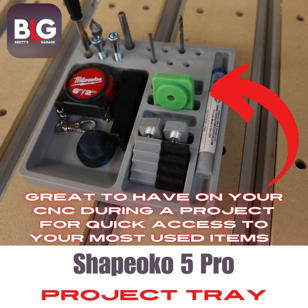 Shapeoko Pro Projects Shapeoko 5 Pro CNC Project Tray: 3D Printed Organizer - Etsy