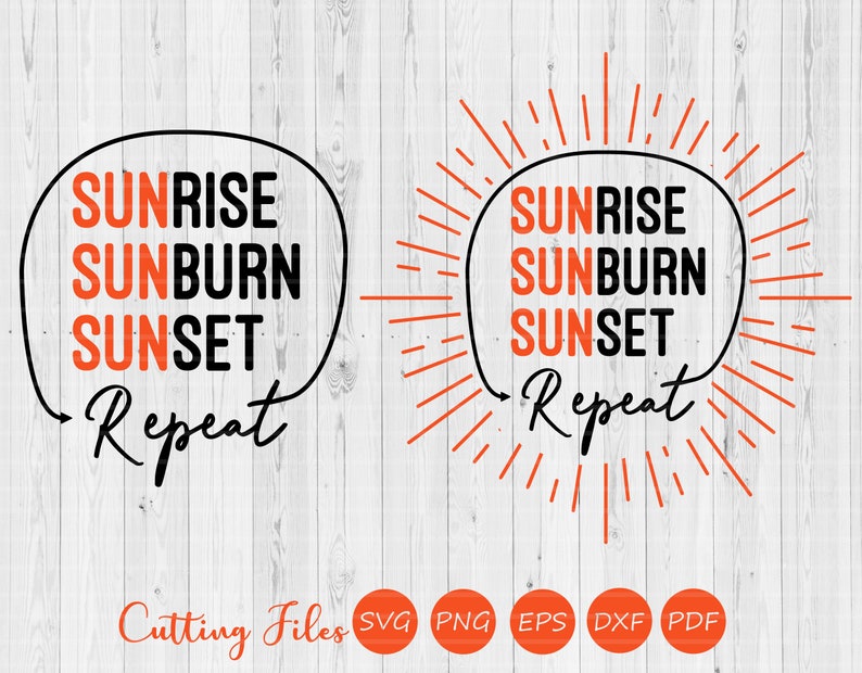 Free Free Sunrise Sunburn Sunset Repeat Svg Free SVG PNG EPS DXF File