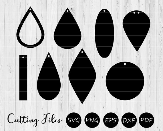 Download 16 Earring Digital Designs Svg Cut Files Leather Earring Etsy