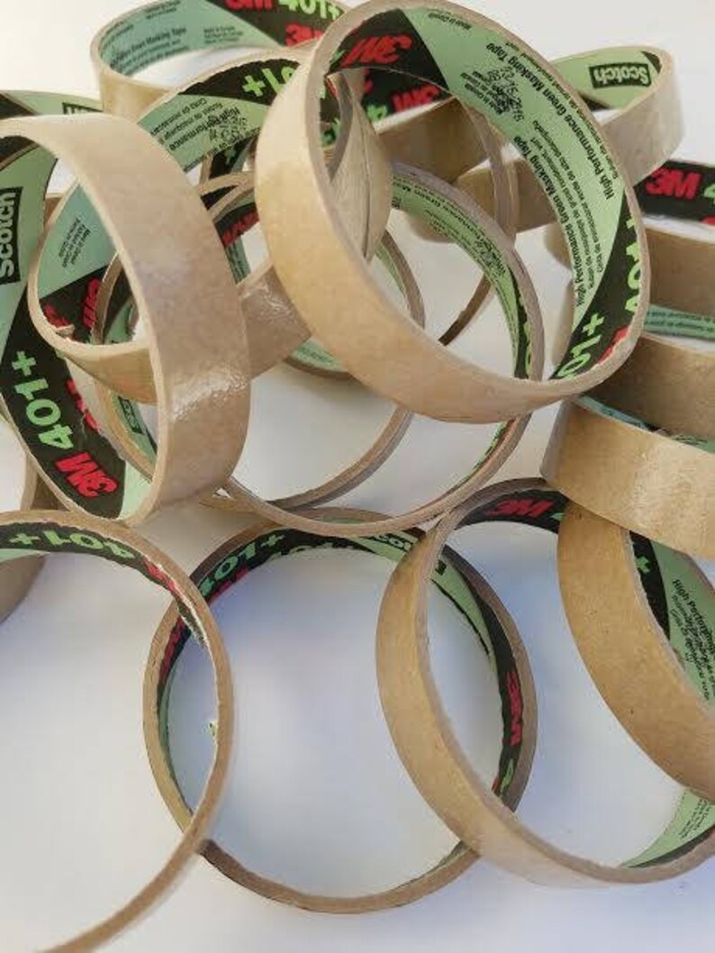 60 sturdy Cardboard Tape Roll Cores 3/4 FREE Etsy