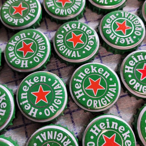 Heineken Bottle Caps Etsy