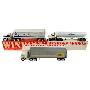 Winross Semi Tractor Auflieger & Tanker 1:64 Diecast Model Truck 3P Lot