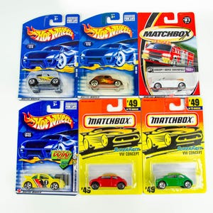Hot Wheels Matchbox VW Bug Beetle Lot of 6 Baja Cup Convertible New Concept