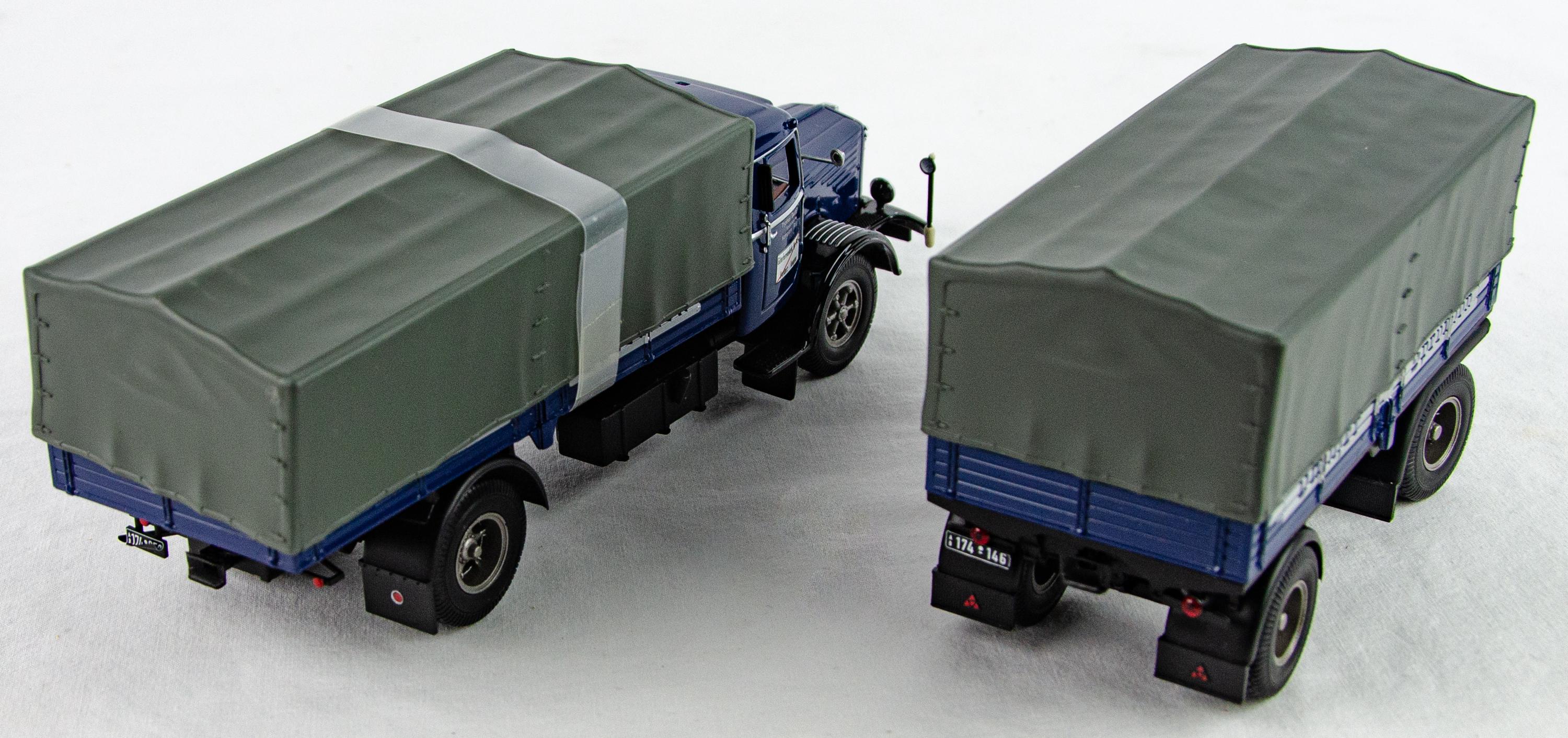 Minichamps Buessing 8000 S Canvas Truck & Trailer Dachser 1:43
