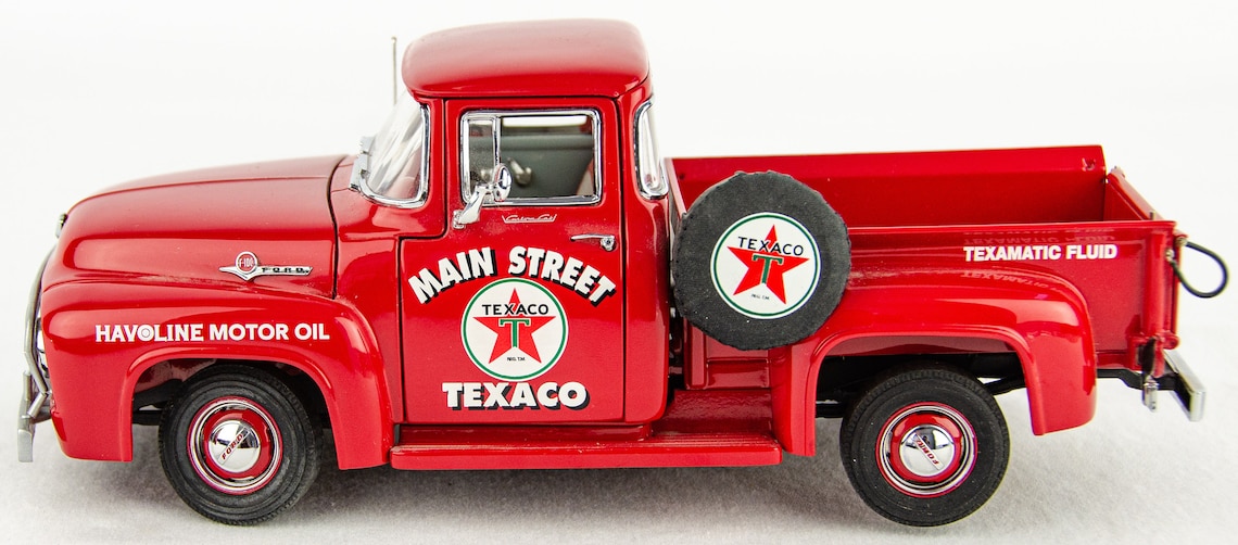Rare Vintage Danbury Mint 1956 Ford F100 V8 Texaco Main Etsy