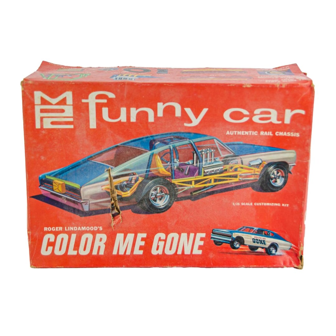 Vintage MPC 1:25 Scale Dodge Charger Funny Car Color Me Gone Model